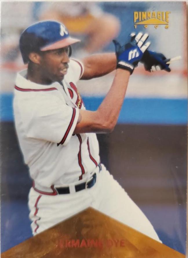 Jermaine Dye #375 Baseball Cards 1996 Pinnacle