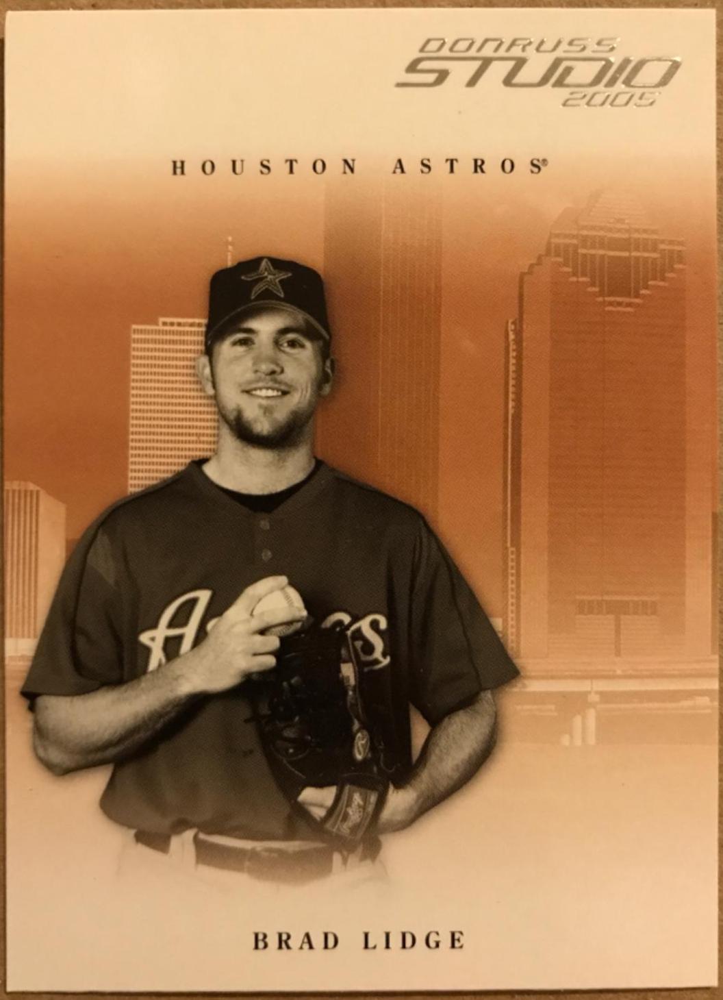 Brad Lidge #129 Baseball Cards 2005 Donruss Studio