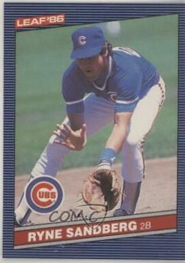 Ryne Sandberg #62 Baseball Cards 1986 Leaf