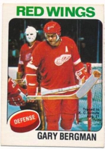 Gary Bergman #236 1975-76 O-Pee-Chee Hockey