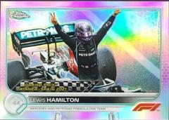 Lewis Hamilton [Pink] #154 Racing Cards 2022 Topps Chrome Formula 1 Prices