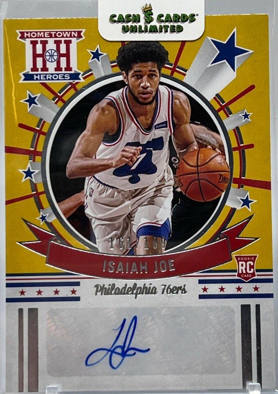 Isaiah Joe #HH-ISJ Basketball Cards 2020 Panini Chronicles Hometown Heroes Rookie Autographs
