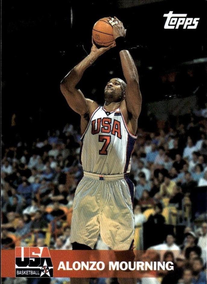 Alonzo Mourning #29 2000 Topps Team USA Basketball