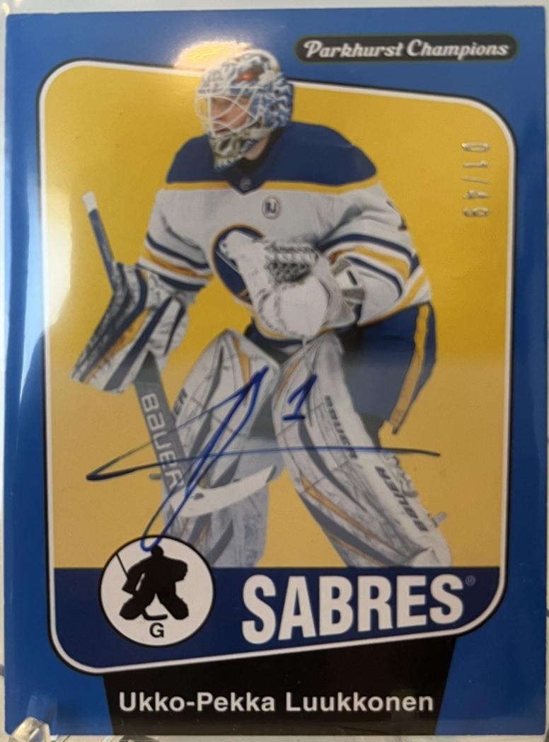 Ukko-Pekka Luukkonen [Blue Autograph] #73