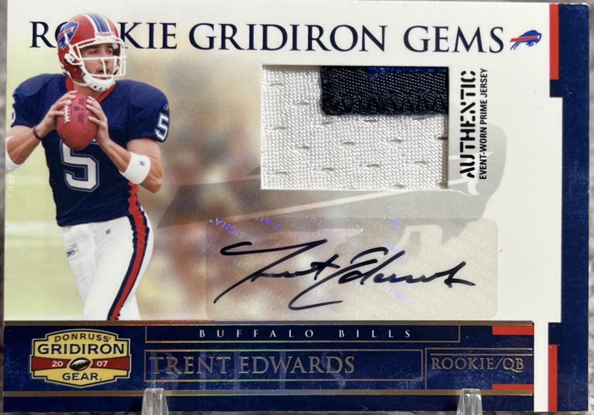 Trent Edwards #211 2007 Panini Donruss Gridiron Gear Football