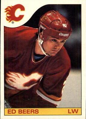 Ed Beers #144 Hockey Cards 1985 Topps