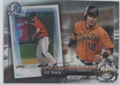Joe Panik #BTN-13 Baseball Cards 2017 Topps Chrome Bowman Then & Now