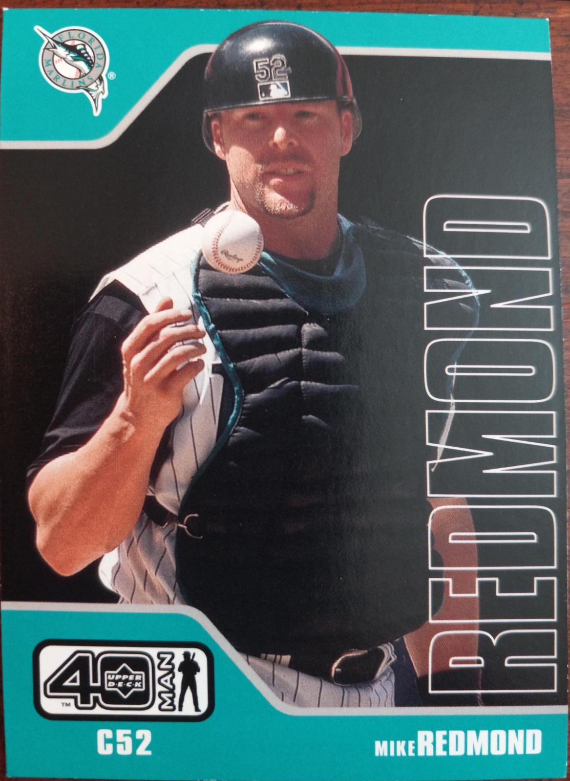 Mike Redmond #788 Baseball Cards 2002 Upper Deck 40 Man