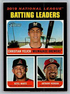 Anthony Rendon / Christian Yelich / Ketel Marte
