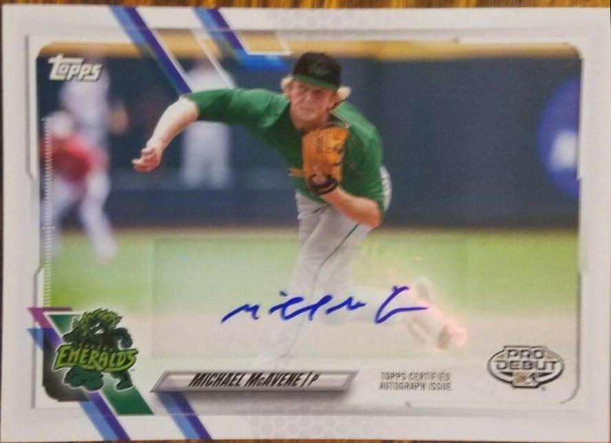 Michael McAvene #PD-108 Baseball Cards 2021 Topps Pro Debut