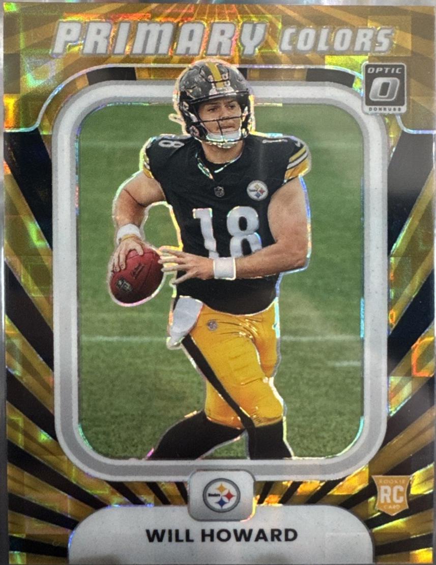 Will Howard [Black Pandora] #13 Prices | 2025 Panini Donruss Optic