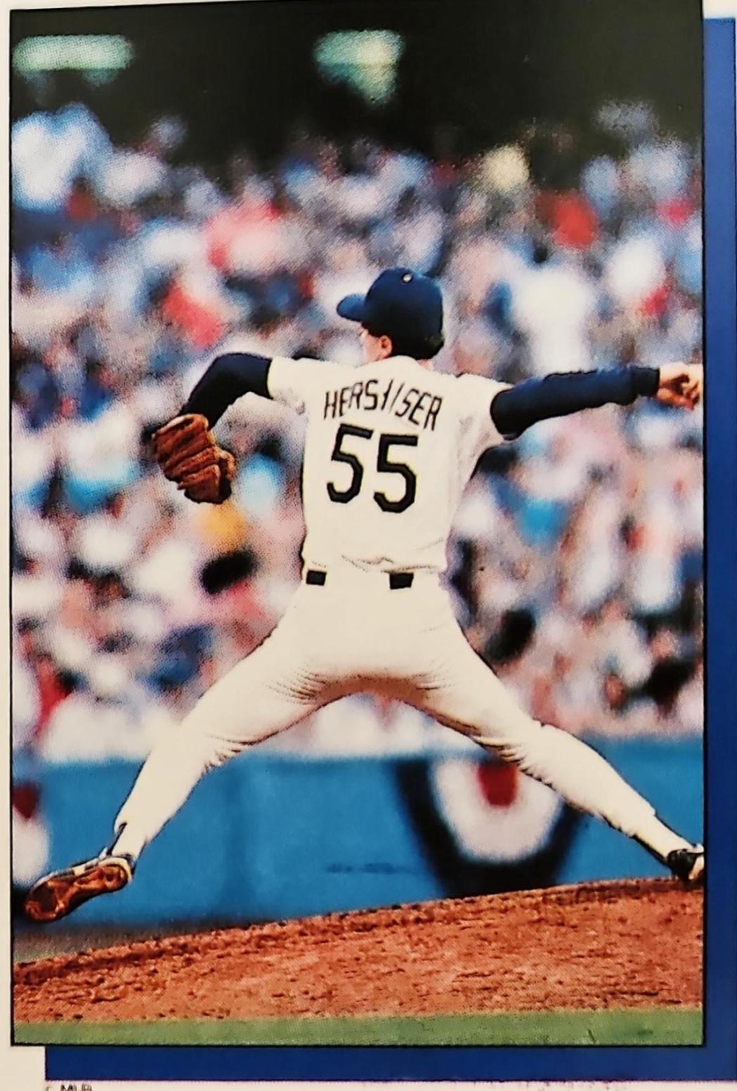 Orel Hershiser #13 Baseball Cards 1989 Panini Stickers