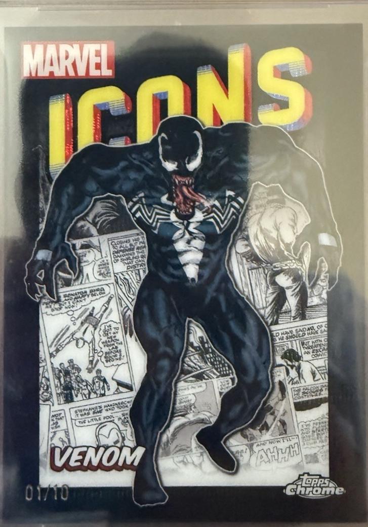 marvel icons ヴェノム Venom [Black Wave] #MI-8 Prices | Marvel 2024 Topps Chrome Icons
