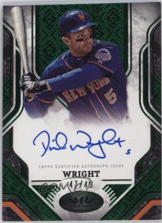 David Wright [Green Foil] #PPA-DW