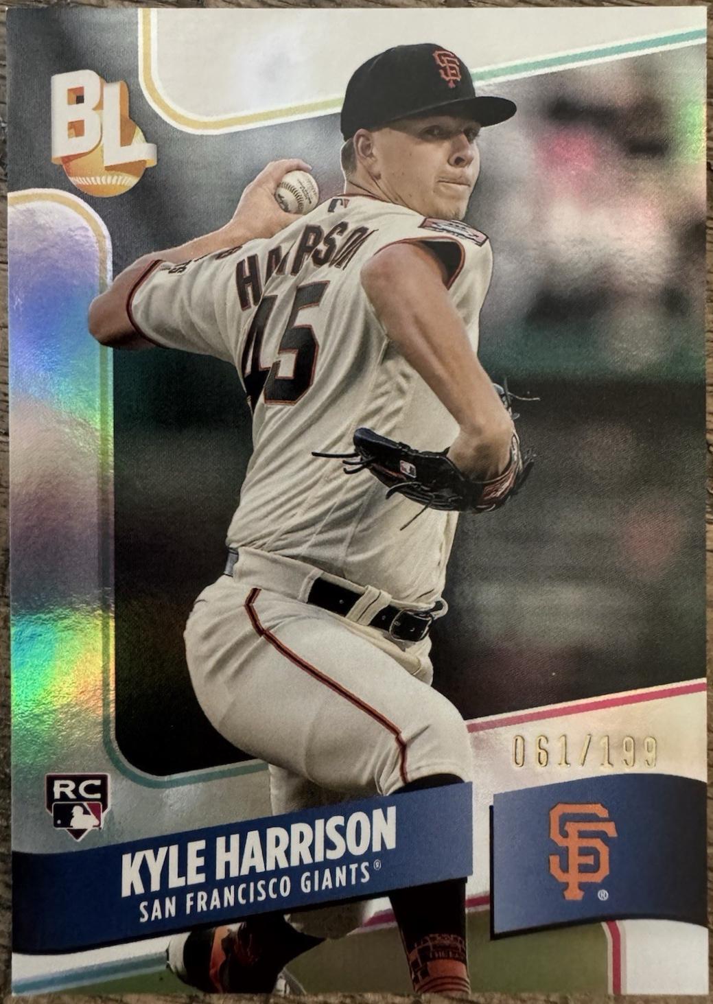 Kyle Harrison #WR-74 2024 Topps Big League Wrapper Redemption Baseball