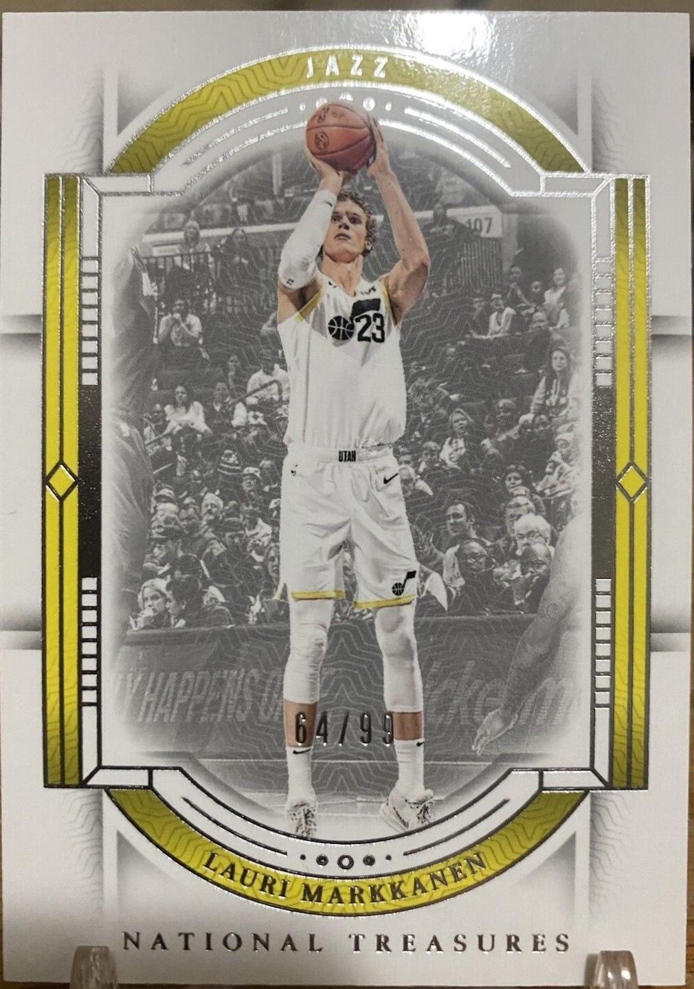 Lauri Markkanen #3 Basketball Cards 2023 Panini National Treasures