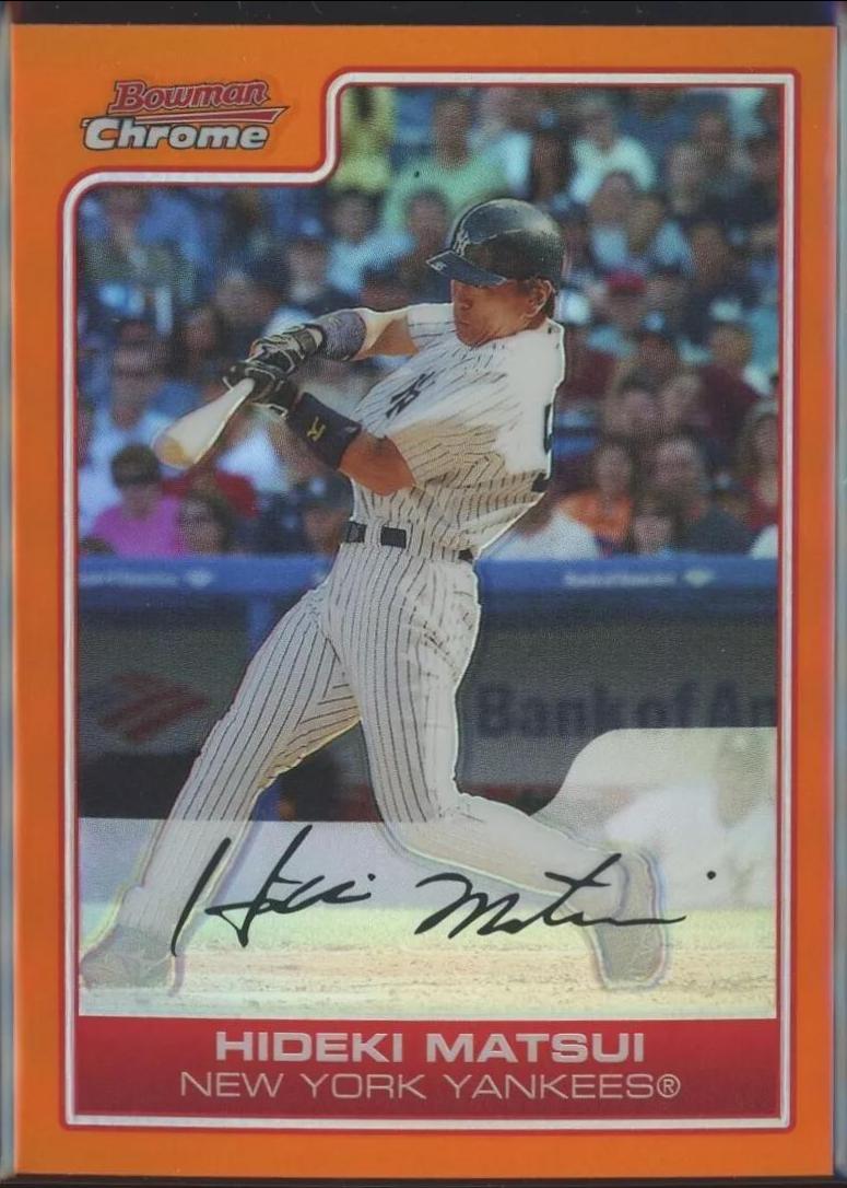 Hideki Matsui [Orange Refractor Autograph] #80