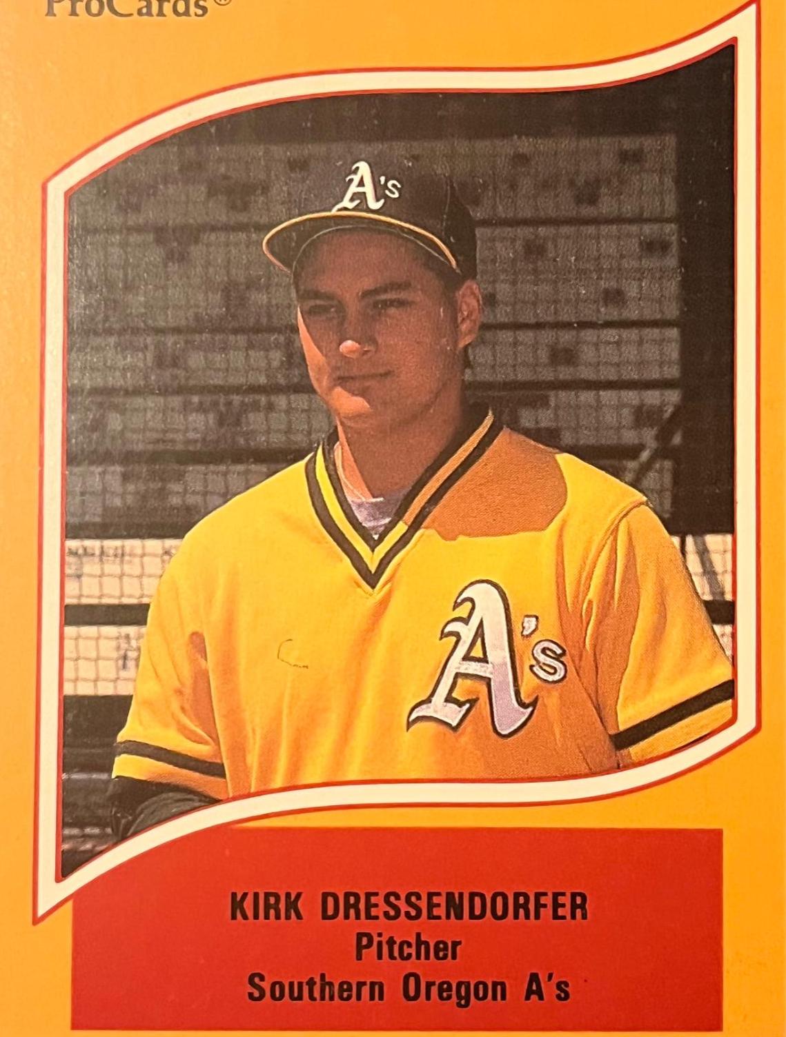 Kirk Dressendorfer #163 1990 ProCards A & AA Baseball