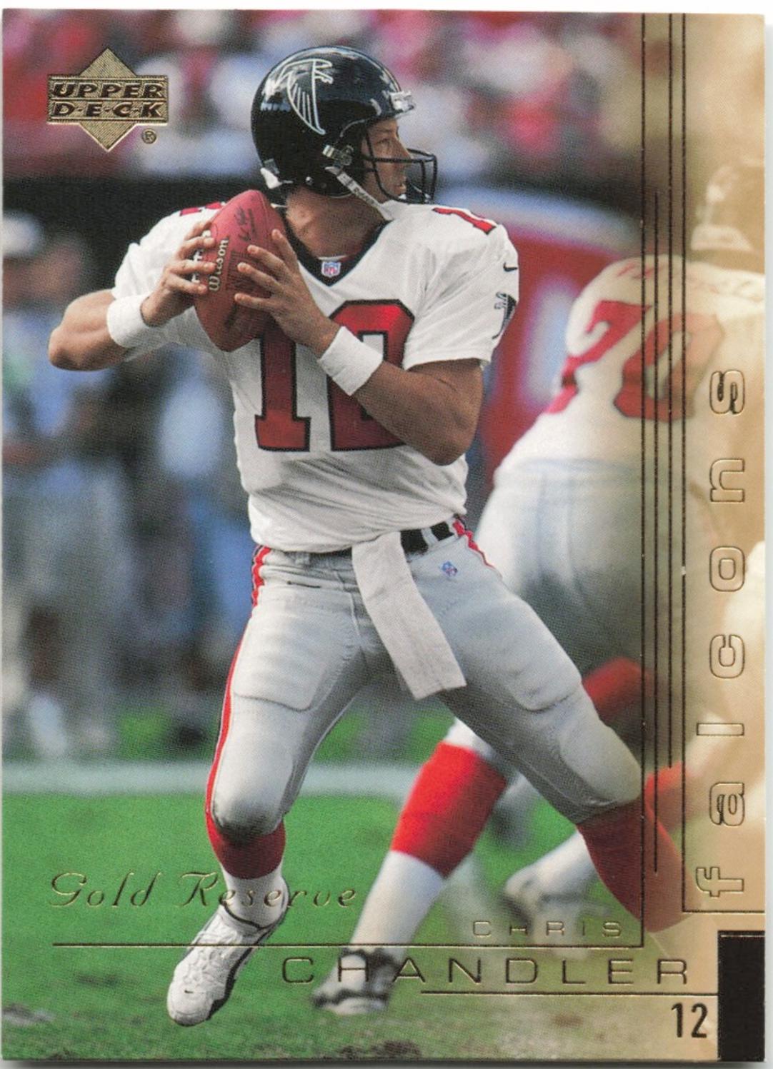 Chris Chandler #5 Football Cards 2000 Upper Deck Gold Reserve