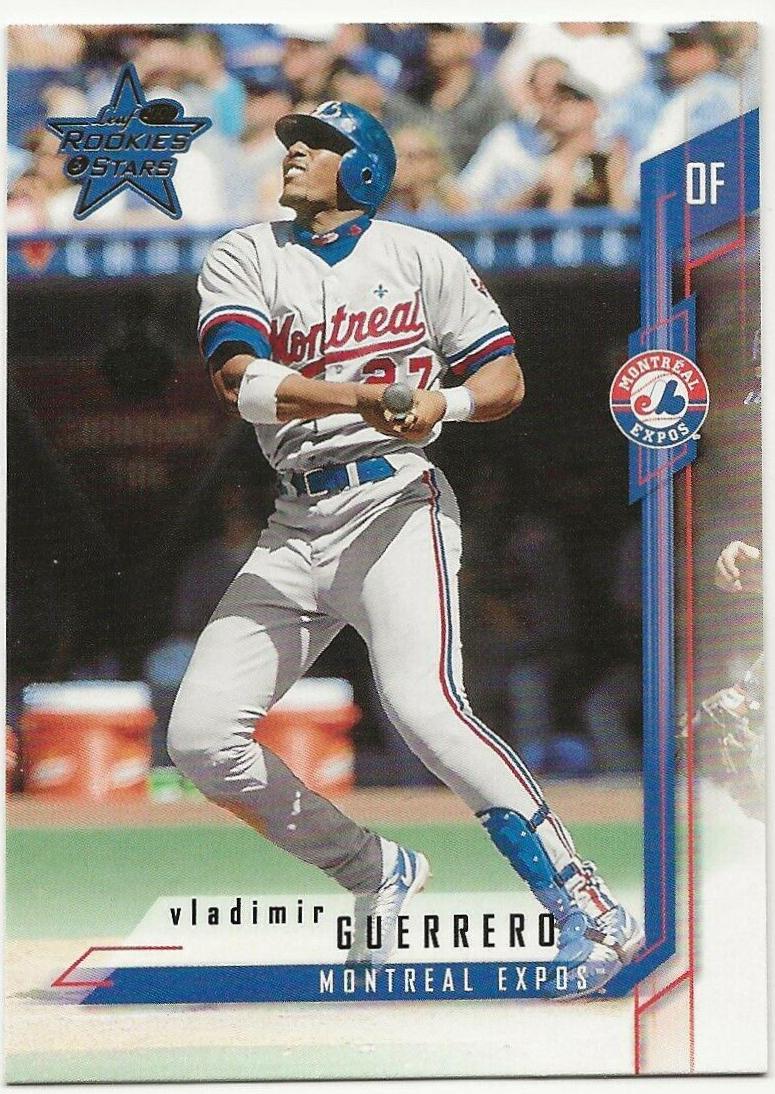 Vladimir Guerrero #27 Baseball Cards 2001 Leaf Rookies & Stars