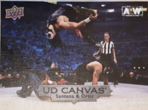 Santana, Ortiz #C24 Wrestling Cards 2022 Upper Deck AEW UD Canvas