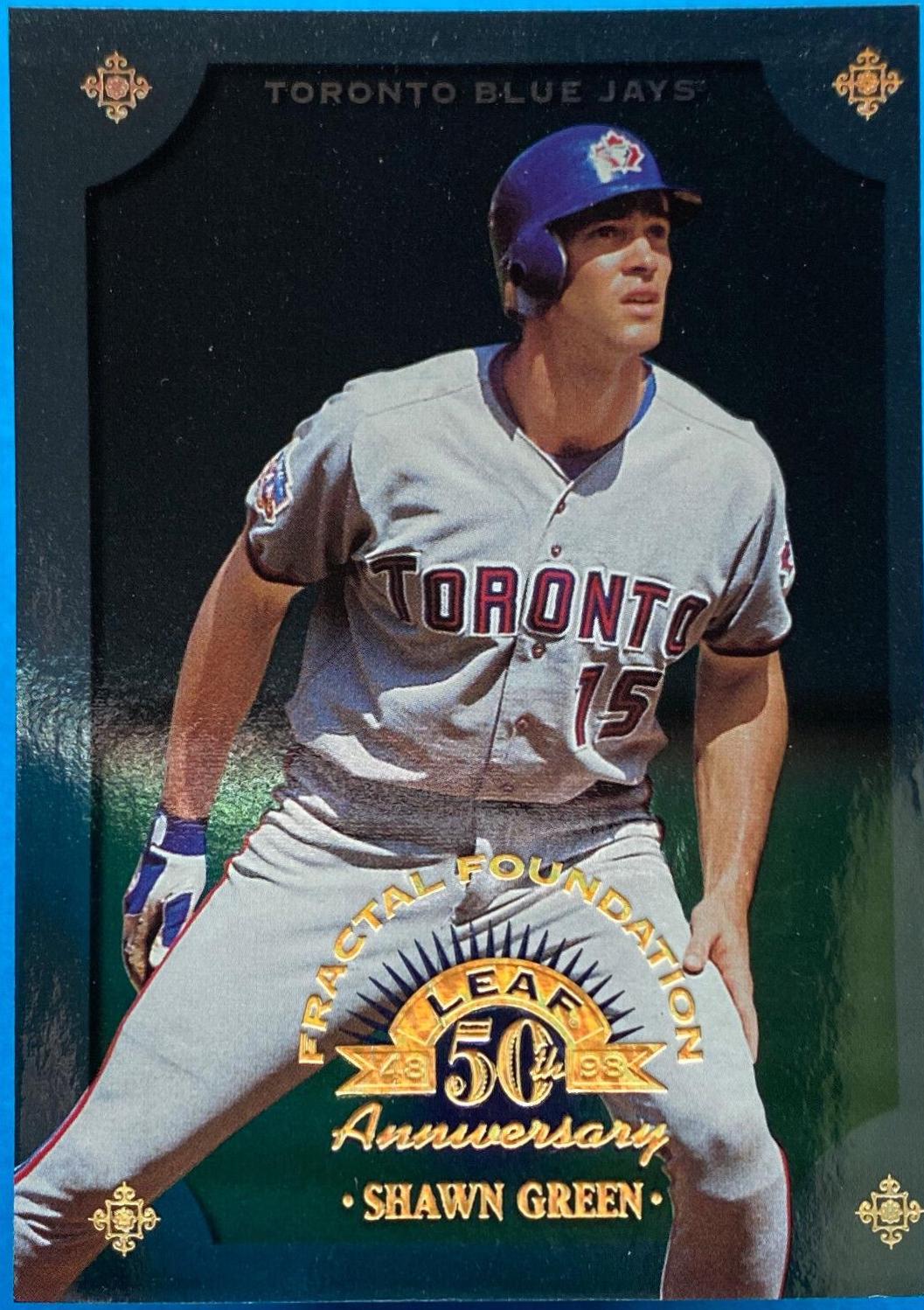 Shawn Green #98 Baseball Cards 1998 Leaf
