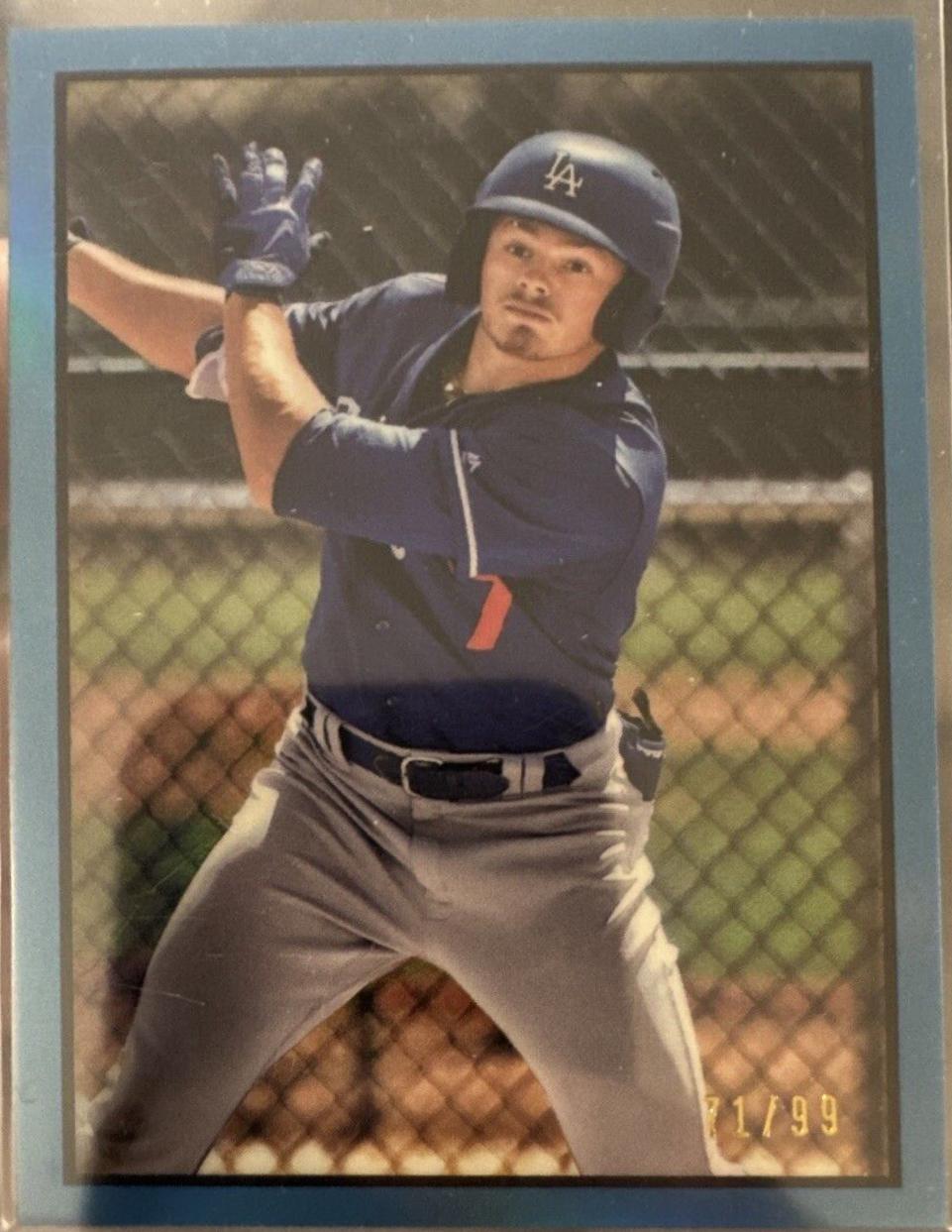 Gavin Lux [Chrome Blue Refractor] #47