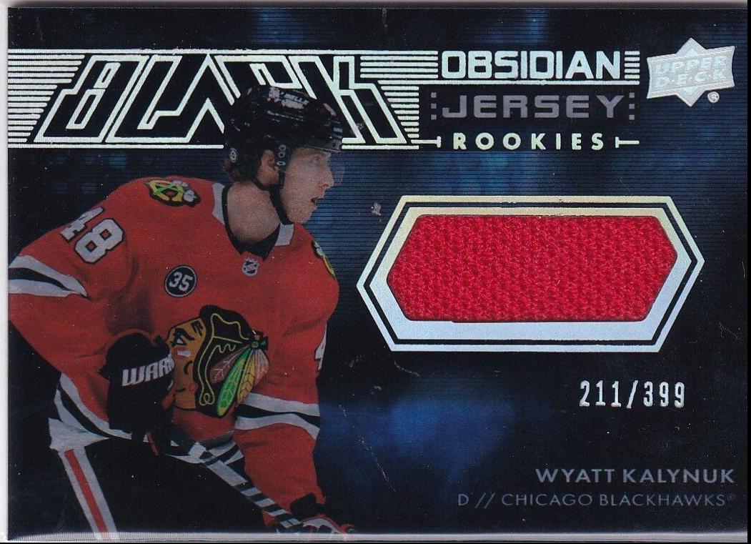 Wyatt Kalynuk #OR-17 Hockey Cards 2021 SPx UD Black Obsidian Rookies