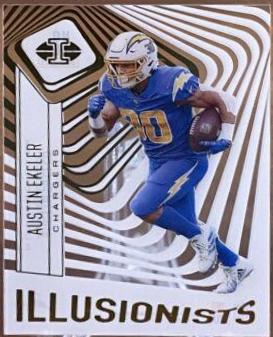 Austin Ekeler #ILL-1 Football Cards 2021 Panini Illusions Illusionists