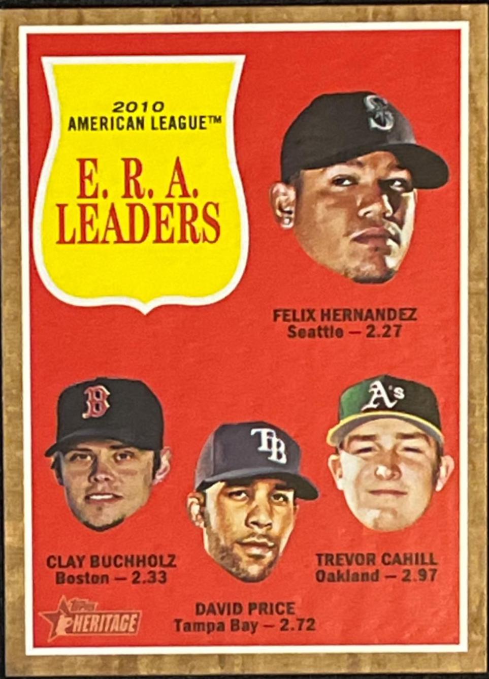 AL E. R. A. Leaders #55 Baseball Cards 2011 Topps Heritage