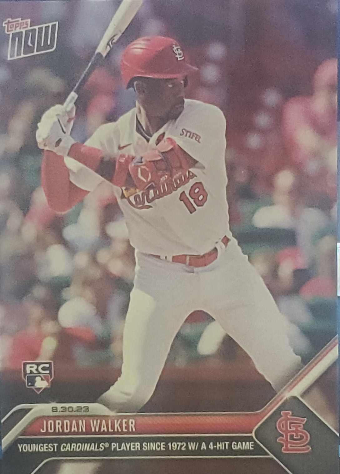 Jordan Walker #787 Baseball Cards 2023 Topps Now