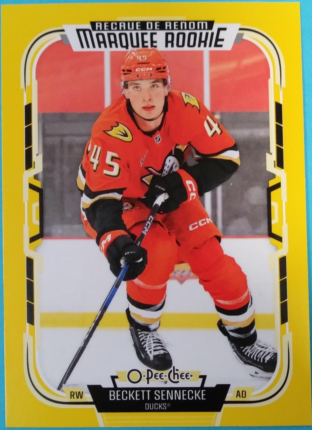 2025 Beckett Sennecke [Yellow Border] #581