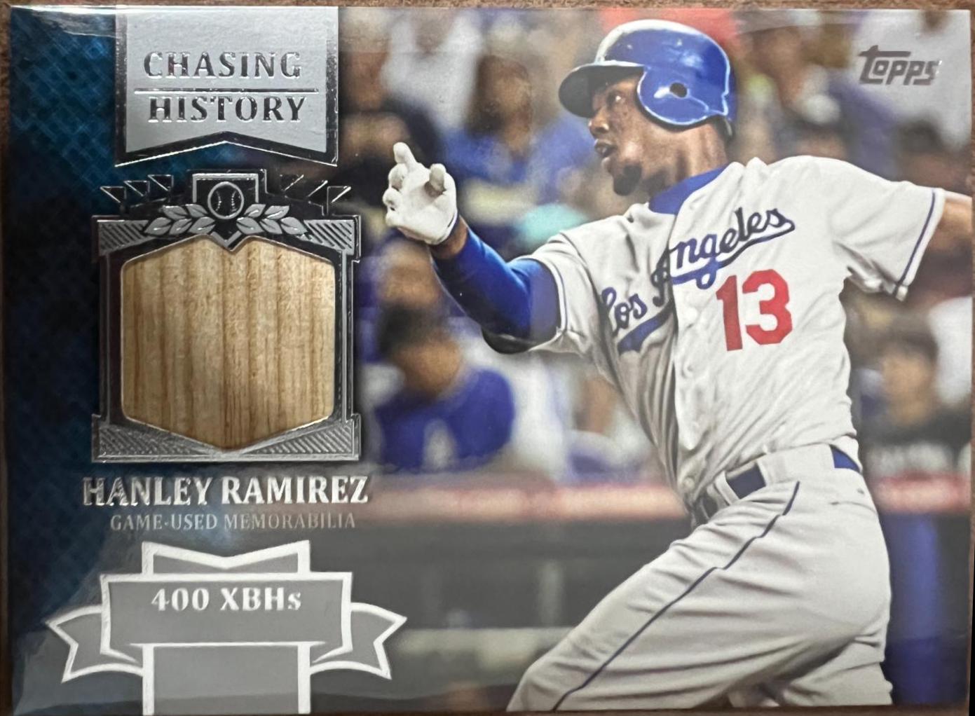 Hanley Ramirez #CHR-HR Baseball Cards 2013 Topps Chasing History Relics
