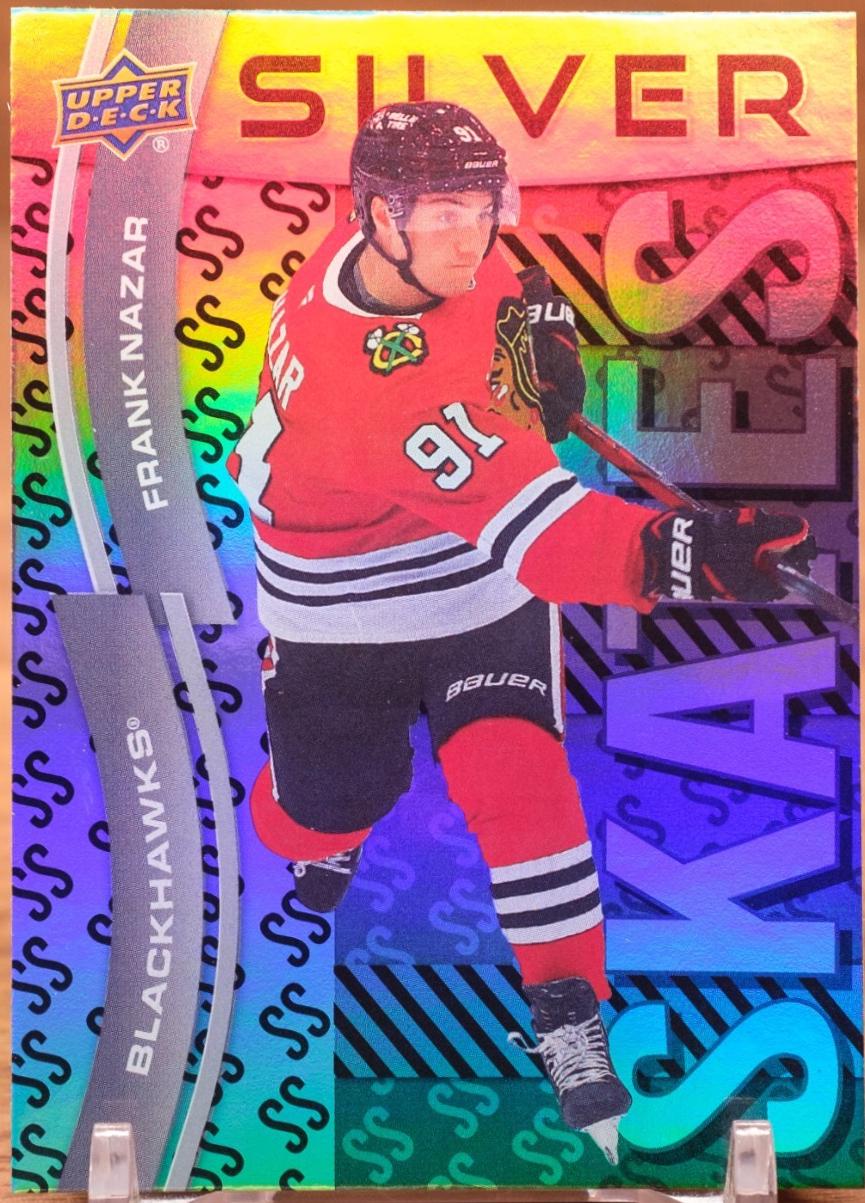 Frank Nazar #SS-18 Hockey Cards 2024 Upper Deck Silver Skates