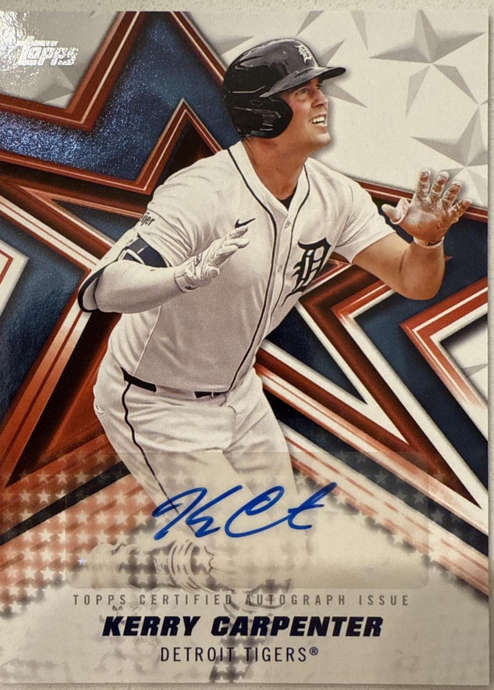 Kerry Carpenter #BSA-KCA Prices | 2026 Topps Baseball Stars
