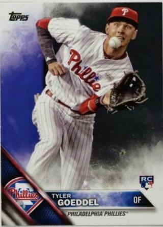 Tyler Goeddel #US247 Baseball Cards 2016 Topps Update