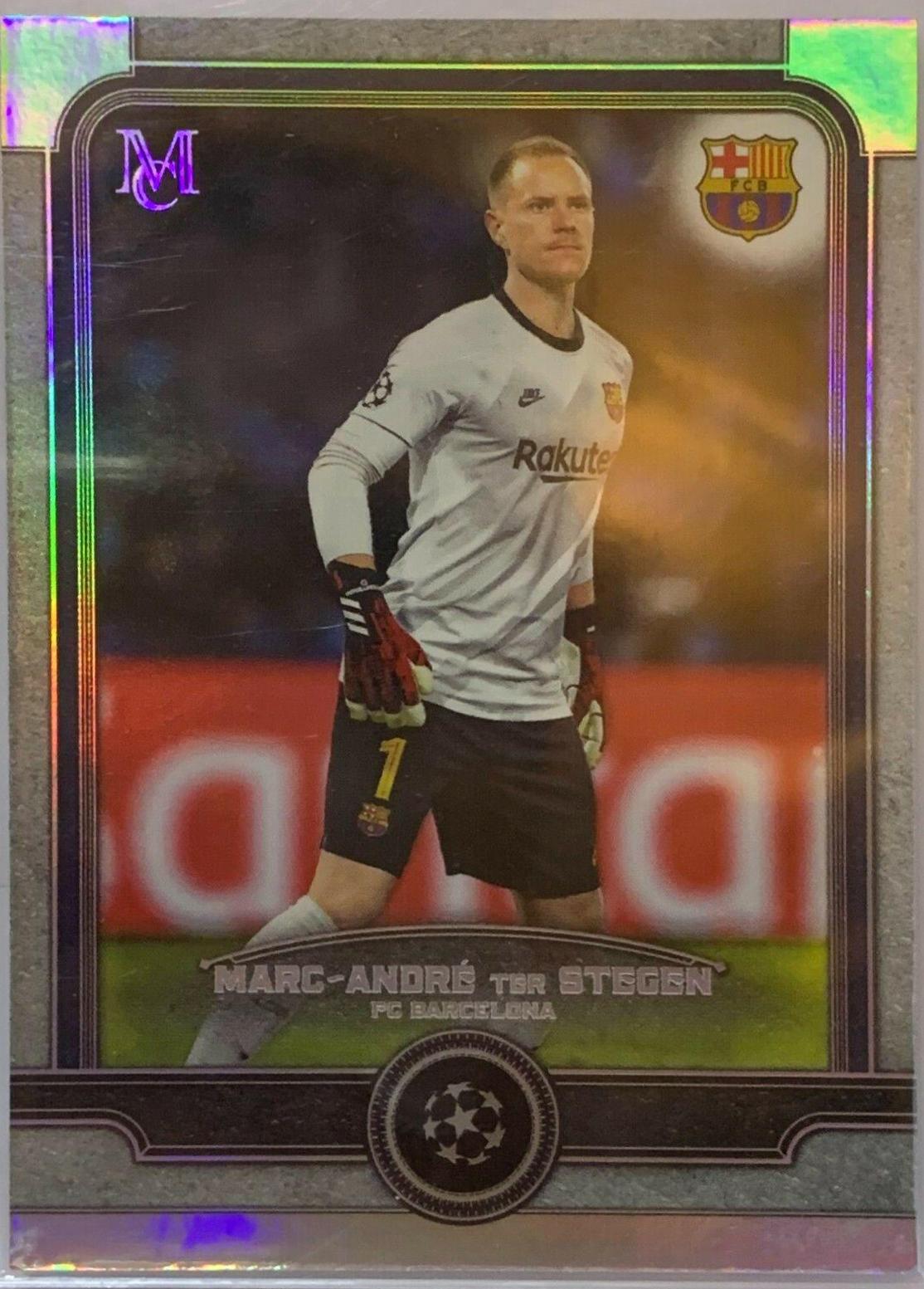 Marc Andre ter Stegen #17 Soccer Cards 2019 Topps Museum Collection UEFA Champions League