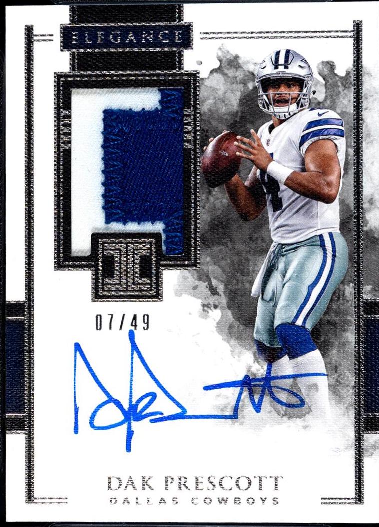 DAK PRESCOTT #EVP-DP Football Cards 2018 Panini Impeccable