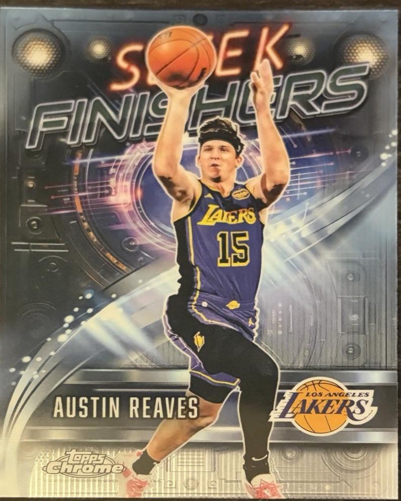2025 Topps Chrome Sleek Finishers Austin Reaves #SF-8 card