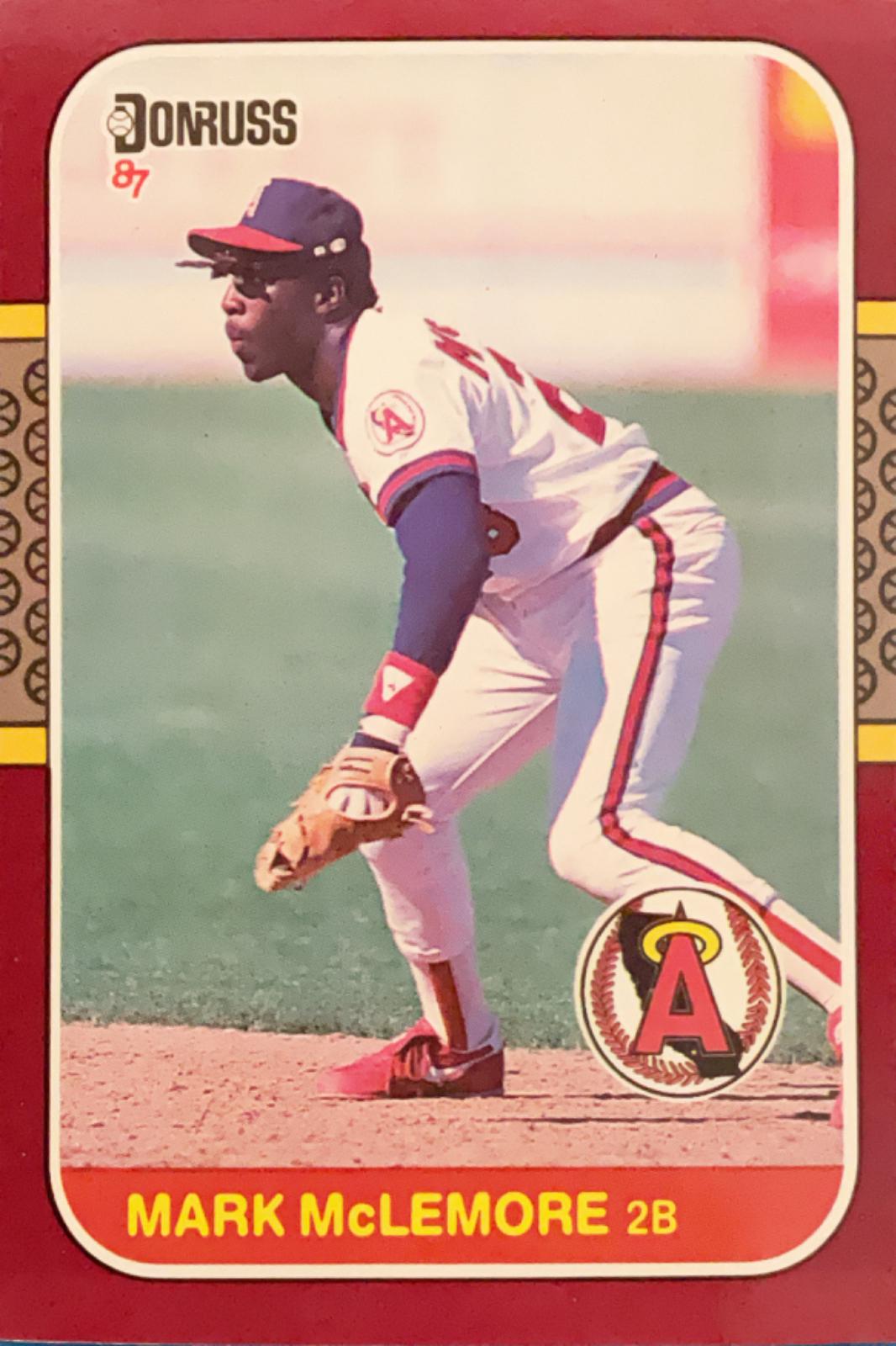Mark McLemore #8 Baseball Cards 1987 Donruss Opening Day