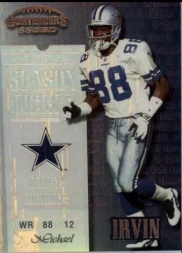 Michael Irvin #44 Football Cards 1999 Playoff Contenders Ssd