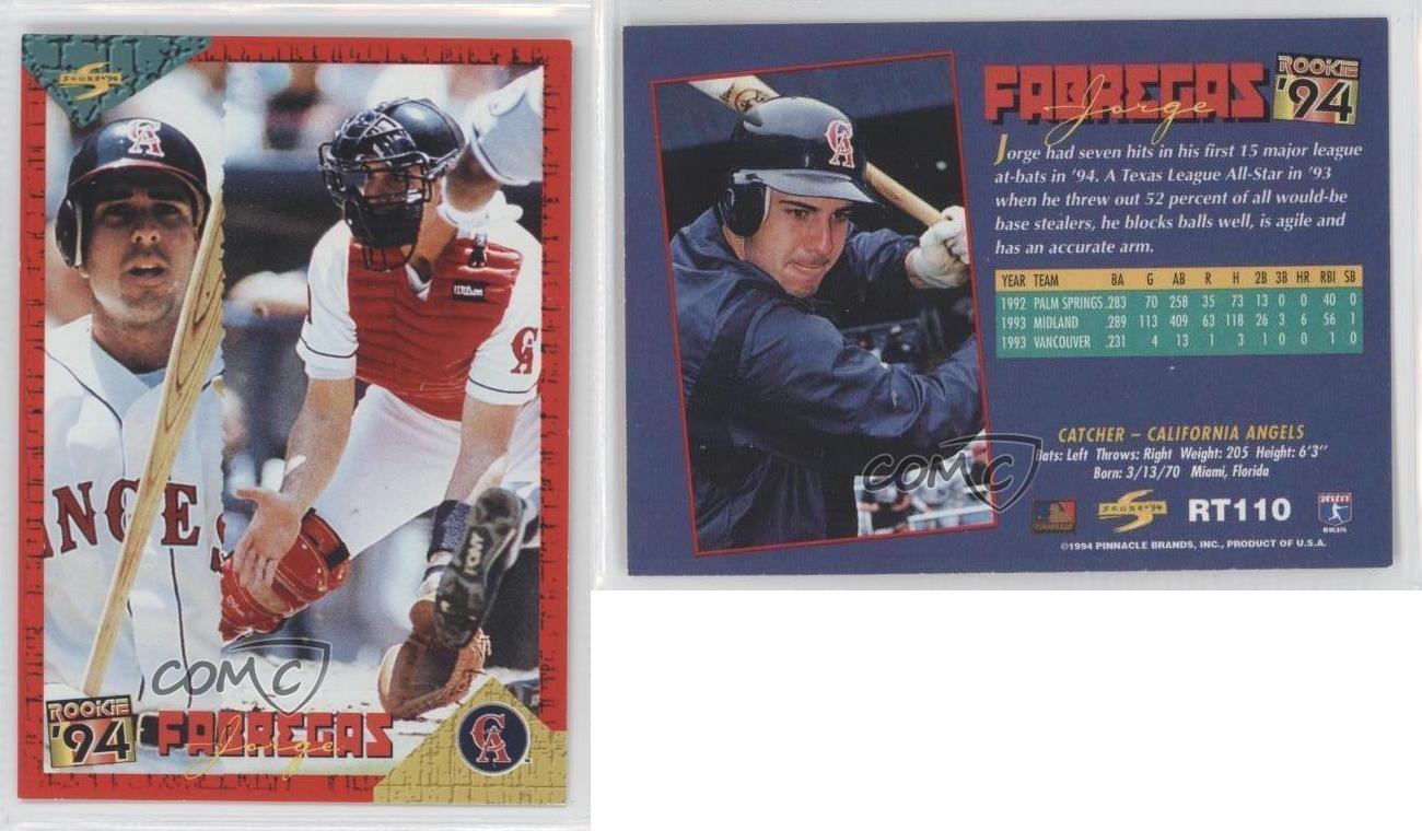 Jorge Fabregas #RT110 Baseball Cards 1994 Score Rookie Traded