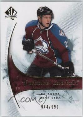 Ryan Stoa #196 2009 Sp Authentic Hockey