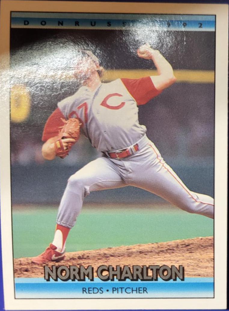 Norm Charlton #102 Baseball Cards 1992 Donruss