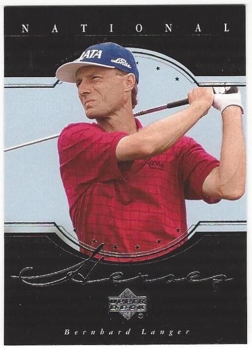 Bernhard Langer #NH13 Golf Cards 2001 Upper Deck National Heroes