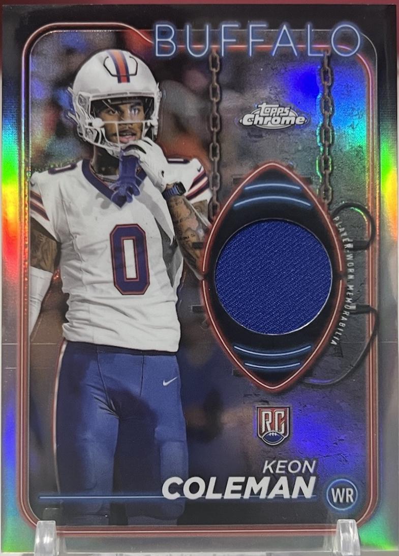 Keon Coleman [Orange Refractor] #CRR-KC