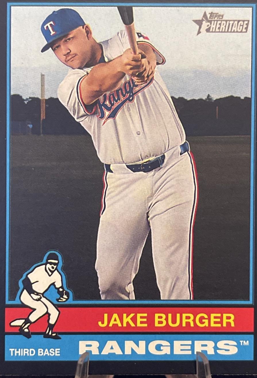 Jake Burger #352 2025 Topps Heritage Baseball