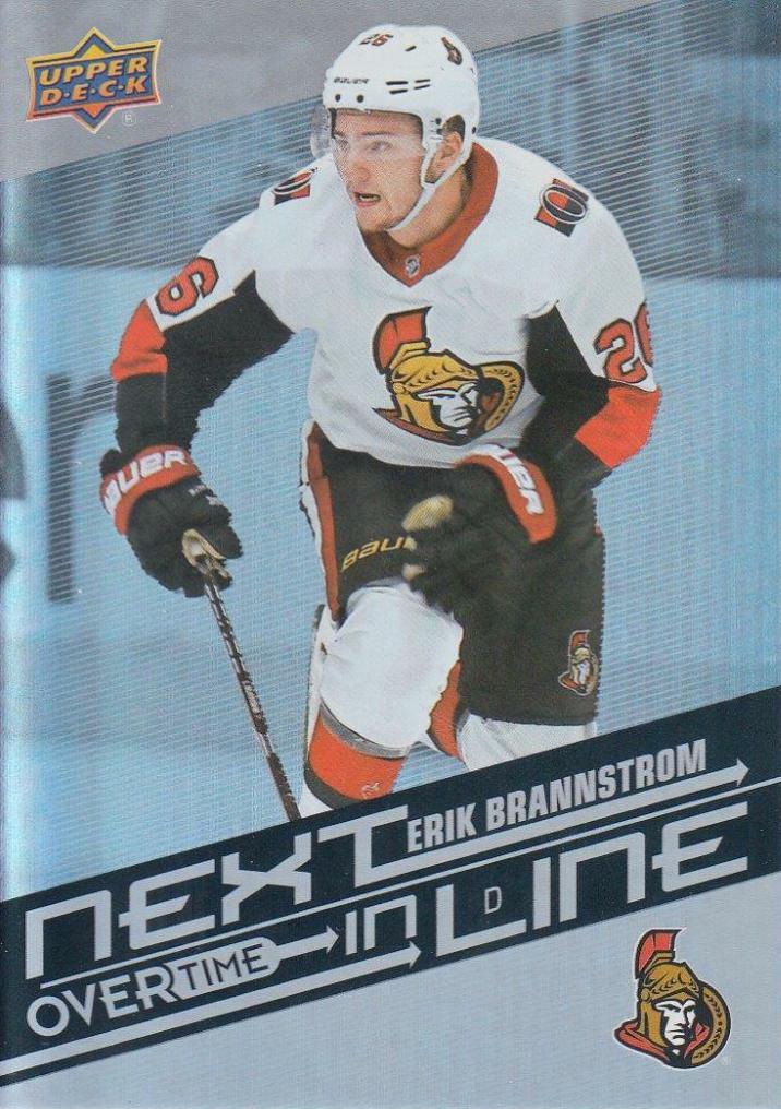 Erik Brannstrom #NL-3 2019 Upper Deck Overtime Next In Line Hockey