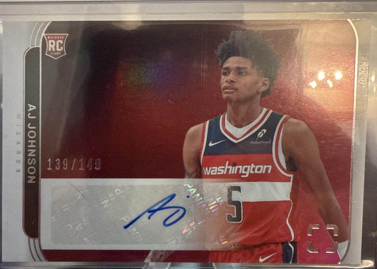 AJ Johnson #17 2024 Panini Photogenic Rookie Autograph Basketball
