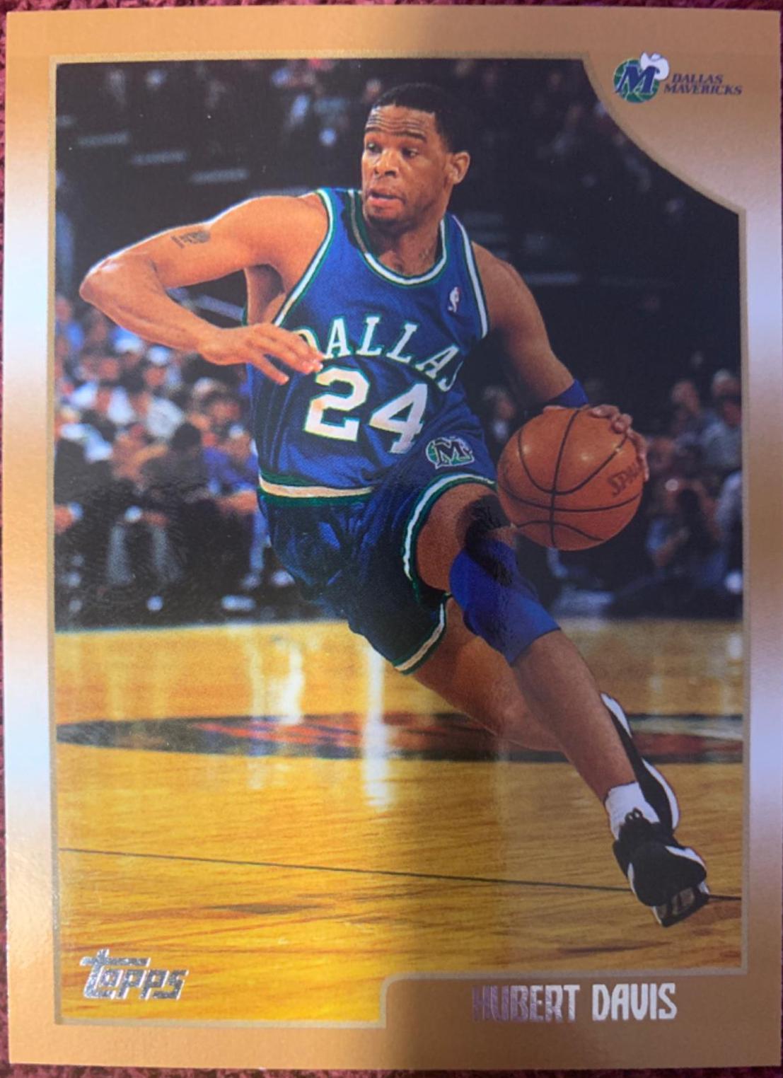 Hubert Davis #203 1998-99 Topps Basketball